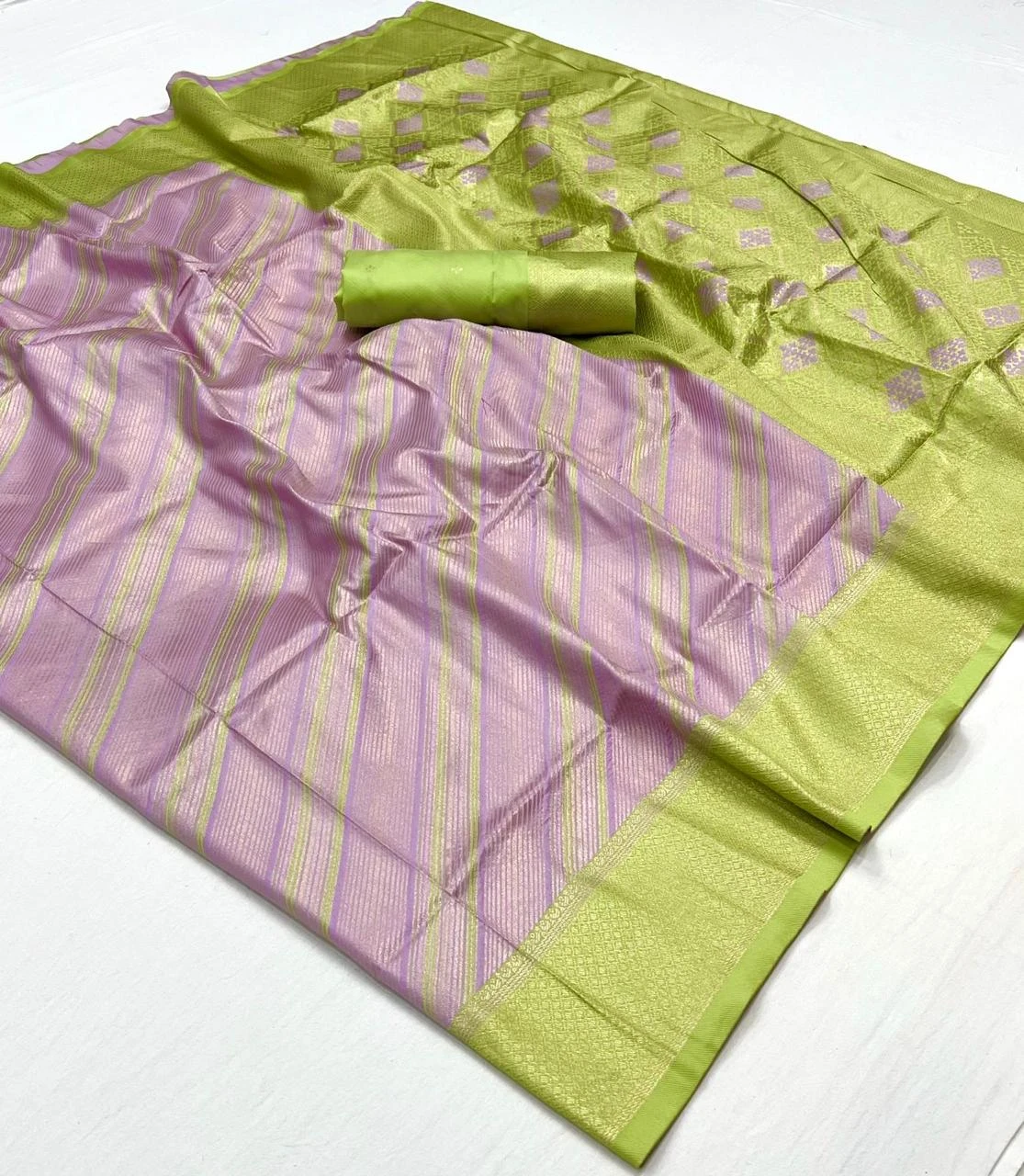 Rajbeer Kalamari Handloom Weaving Silk Wholesale Fancy Sarees Catalog — Wholesale Sarees, MPA wholesale from Surat — view 4